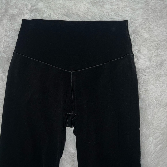 Aerie Offline Black Biker Shorts Long Length size Large - Picture 1 of 4